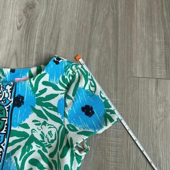 Lilly Pulitzer Layton Dress Sea Oat Ikatt Shift Dress Size Small - Picture 7 of 9